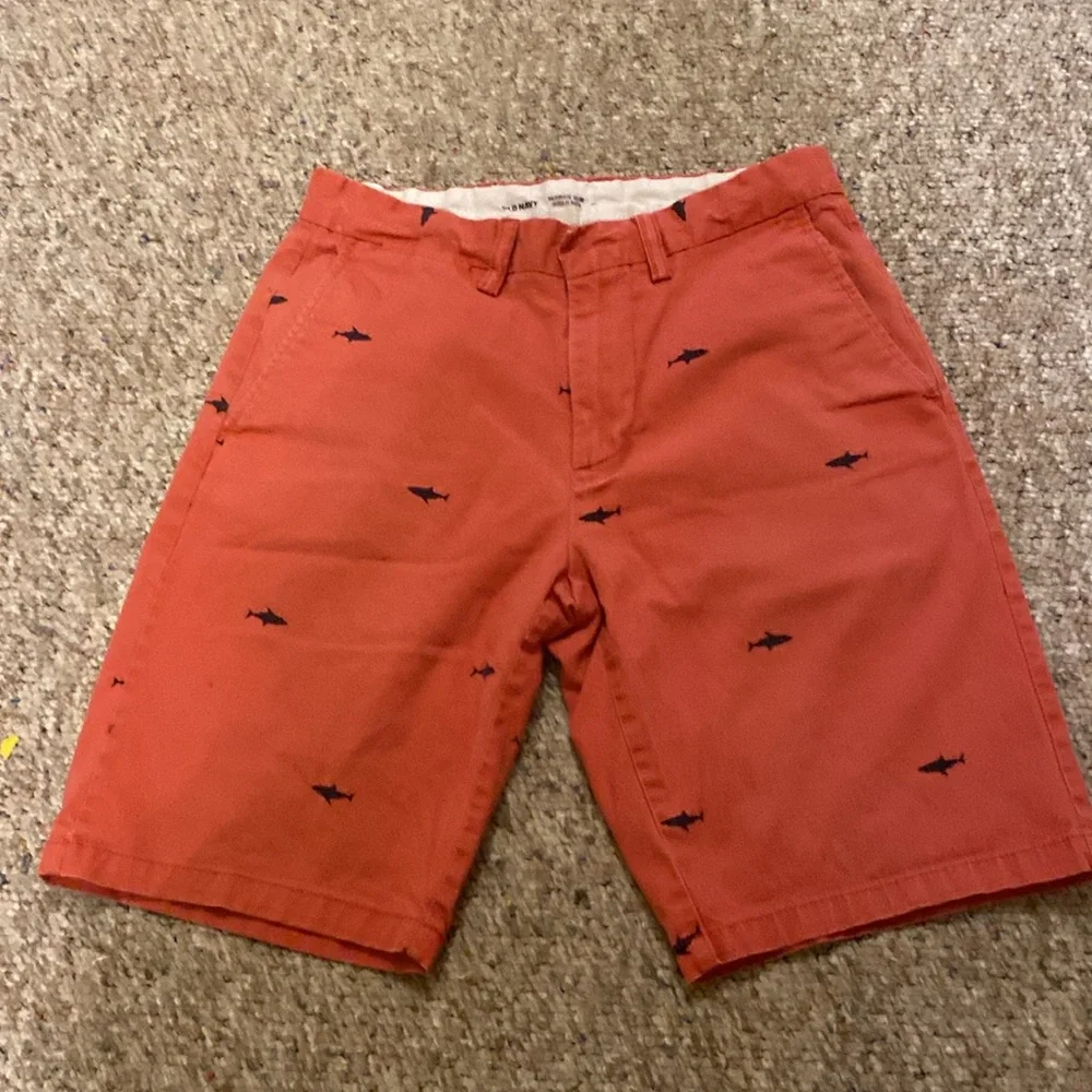 Old Navy Beach Scene Shorts Set of 2 : Red and White; Size 28